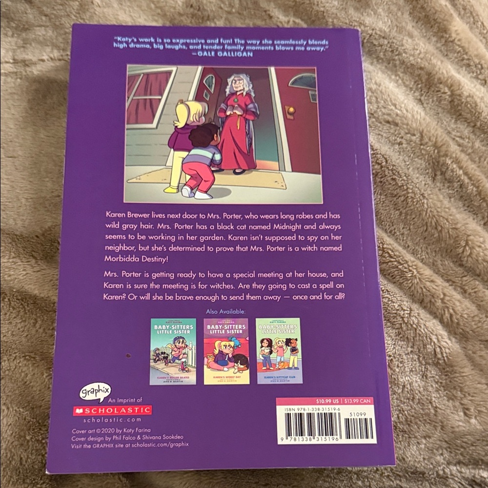 Scholastic Baby-Sitters Little Sister: Karen's Witch Graphic Novel - Picture 2 of 4
